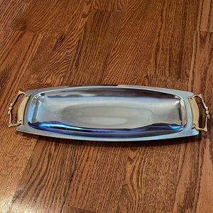 Mid-Century Modern Kromex Chrome Serving Tray